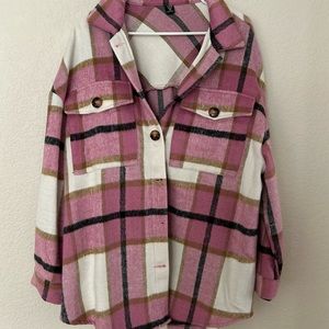 Pink Shacket